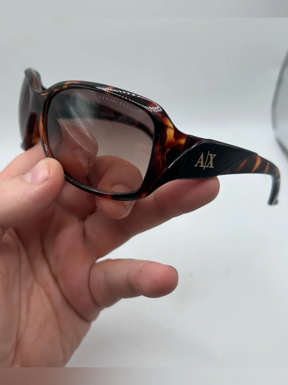 Pair of Armani Exchange Sunglasses with Tortoise Shell Style Frames - AX190/S